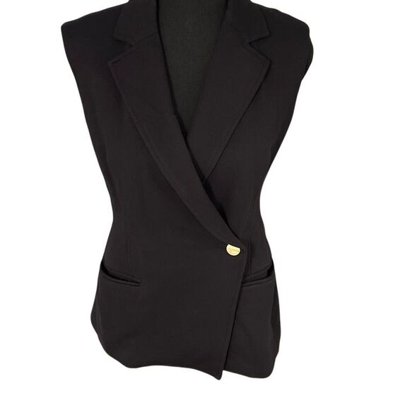 SPANX Women’s Perfectly Asymmetric Tailored Single Button Vest - Picture 1 of 11
